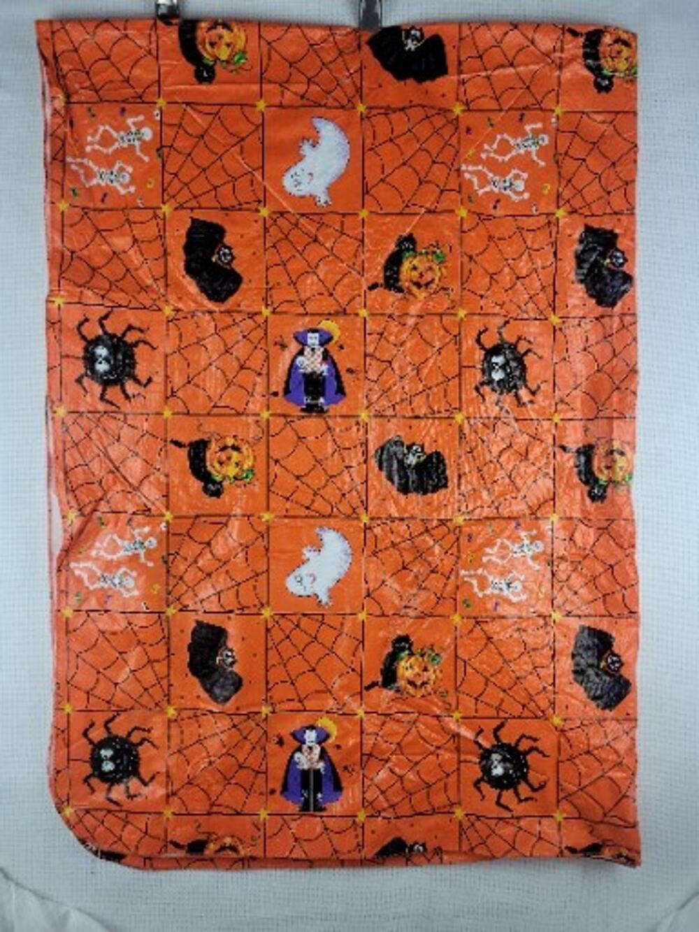 Halloween Tablecloth 82x58in Vampire Spider Web, Bats Ghost Cat,Pumpkin,Skeleton